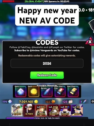 [NEW CODE] Happy New year to everyone! 🥳