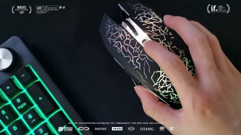 Wired Gaming Mouse, 4-Color LED Light Computer Mouse, Ergonomic Mouse with 6 Silent Click Buttons, 3 Adjustable 2400 DPI USB Wired Mouse for Laptop, PC, Mac, Black