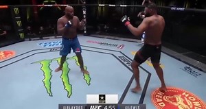 #UFC Fight Night : Curtis Blaydes VS Derrick Lewis KO #omg