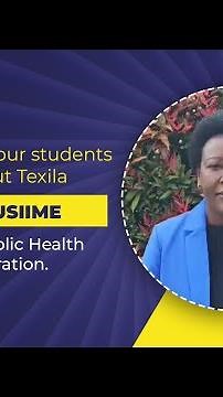 Student Testimonial - Ms Celia Tusiime DPHA program