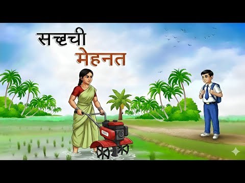सच्ची मेहनत | SACCHI MEHNATI | HINDI KAHANIYA | CARTOON STORIES