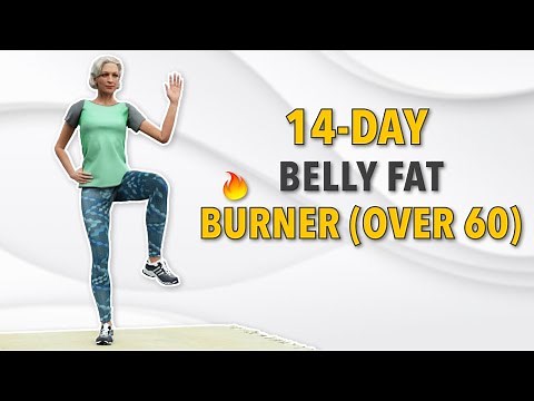 14-DAY BELLY FAT BURNING WORKOUT FOR SENIORS OVER 60 // AT-HOME EXERCISES