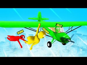 Hang On To The PLANE Or LOSE! (Gang Beasts)