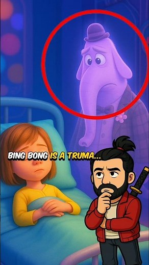 Only 1% Know the Truth About Bing Bong (Pixar Theory) #movie #pixar #animation #shorts