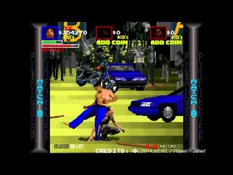 Pit Fighter - Atari classic arcade game - 1CC (Speedrun play)