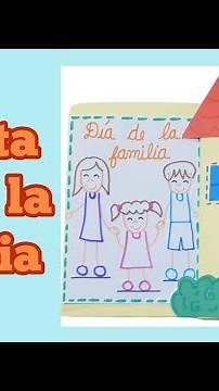 Tarjeta día de la familia, manualidades, fácil, detalle, tutorial, rápido, creativo, diy, souvenir
