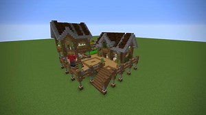 【Minecraft】教你造一个适宜生存初期的----木屋【Grian 】