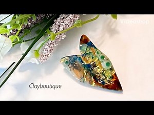 Polymer clay Faux Lampwork