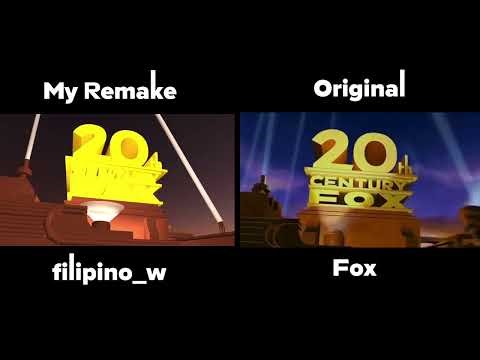 20th Century Fox 1994 - My remake vs original side by side comparison