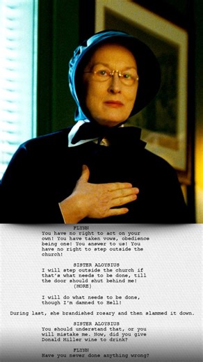 Script in Motion | For the Love of Motion Pictures | The screenplay for Doubt was written by the original author of the play, John Patrick Shanley, who also directed the film. He kept much of... | Instagram