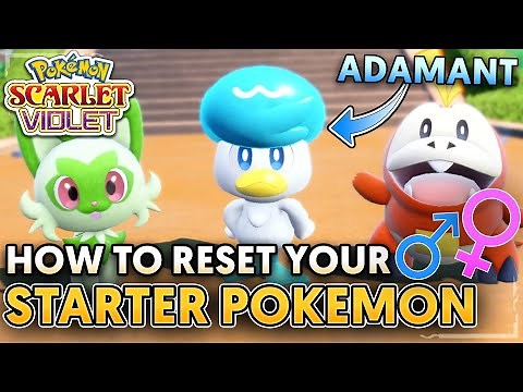 How to Reset your STARTER POKEMON in Pokemon Scarlet and Violet!