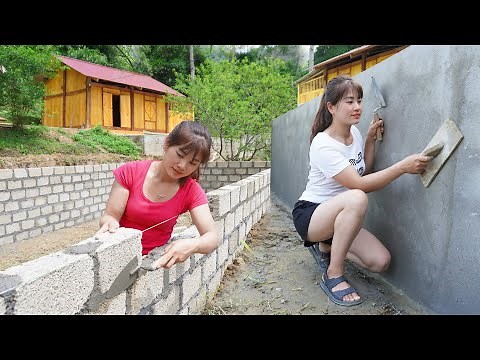 Complete Construction Of Fish Pond, Build Fish Pond With Bricks And Cement - My Bushcraft / Nhất
