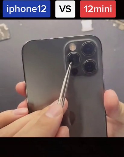 Lol who win?#phonetest #droptest #vs #iphone #iphone12#iphone12mini #foryou #fyp