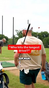 We made these buddies play AGAINST EACH OTHER on the range. Whoever hits the drive the furthest gets a BRAND NEW driver from @krankgolf . Who don’t have - team Conner or Adam?! • #golf #golfswing #golftips | Divot Dudes Golf