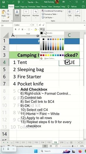 How to Create Progress Bars in Excel (Step-by-Step) - Excel Tips and Tricks #shorts #fyp