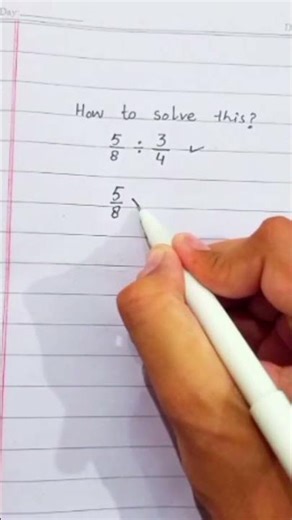 How to solve fractions? #maths #shorts #fy