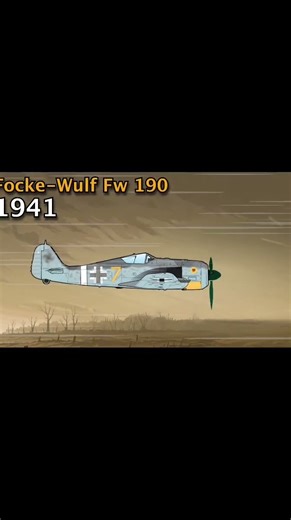 German Fighter Jets Evolution 1941 | Animation #military #shorts