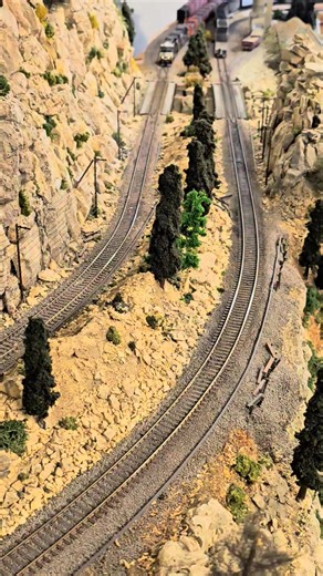 24 cars of Norfolk Southern ribbon rail on the move . #customtrains #custom #railway #hoscale #model #NS #maintenance #train #modelrailroad #mountains #Tennessee #rail #ribbon #welder #BNSF #UPRR #norfolksouthern #CSX #CPKC #railroad | Custom-Trains