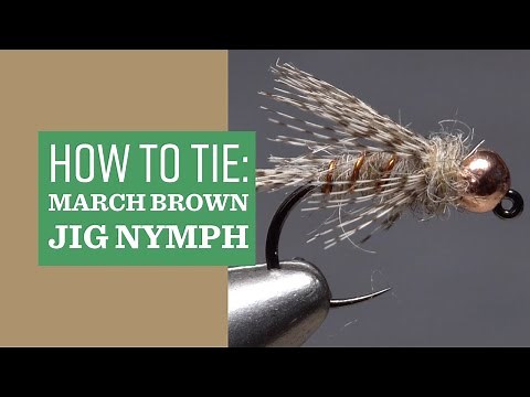 How to Tie: Great Spring Trout Fly - March Brown Jig