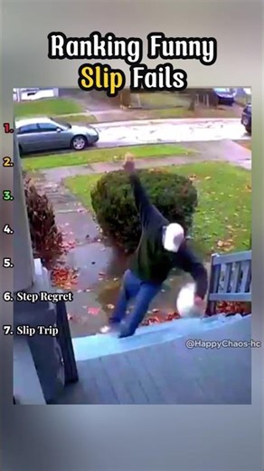 Ranking Funny Slip Fails