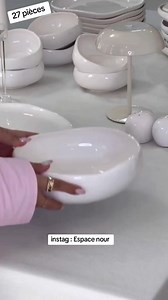 133K views · 1.5K reactions | Service à table 27 pièces  | Espace Nour | Facebook