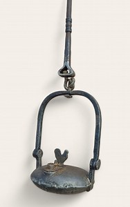 Antique Lamp, 19th Century Miners' Oil Lamp Lamp Tunnel Iron Cast - Etsy