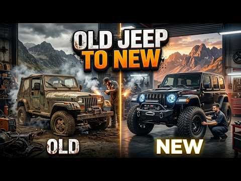 Old Jeep Restoration to Brand New Jeep | Full Classic Jeep Rebuild Transformation