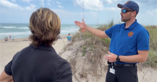 Martin County lifeguards urge beachgoers to be aware of warning signs as red flags fly