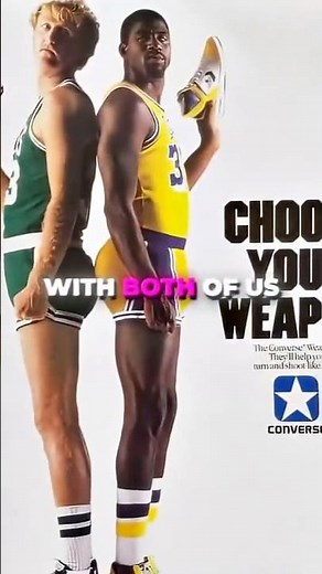 THE COMMERCIAL THAT TURNED LARRY BIRD AND MAGIC JOHNSON FROM RIVALS INTO FRIENDS 🏀❤️ #hoops