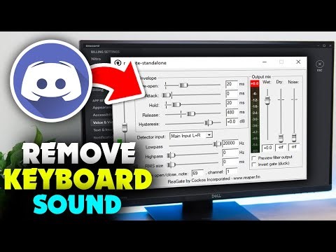 How to remove keyboard sounds from mic Discord