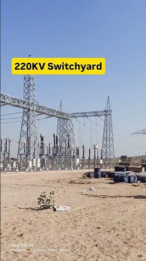 SOLAR PROJECT JAISALMER 220 KV SWITCHYARD/POWER TRAFO WITH SVG AND HARMONIC FILTER 💡💡