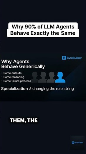 Why LLM Agents All Behave the Same: The Real Reason Roles Don’t Matter #programming #openai #chatgpt