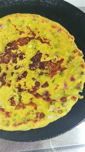 Besan ka cheela 🟢 BesanCheela #CheelaRecipe #BesanRecipes #viral #food #trending #shorts