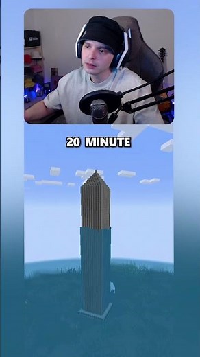 HOW LONG DOES IT TAKE TO MAKE THIS MINECRAFT CASTLE? 💥🤣