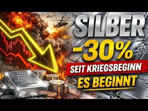 Upside-down world? Gold and silver prices lower despite the war! Is Bitcoin a safe haven currency...