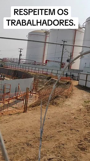 Industrial Facility Overview: Storage Tanks and Equipment