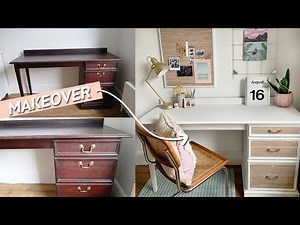 Desk Makeover DIY for Back to School | Office Styling