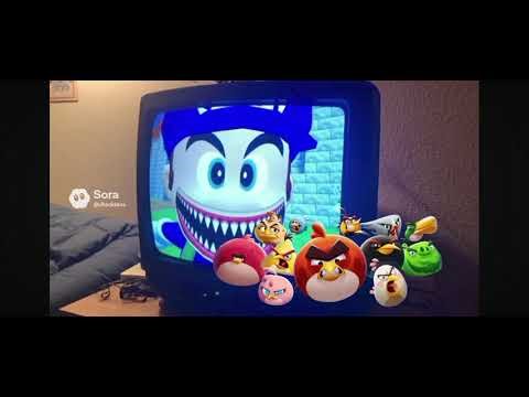 Sprunki shorts: angry birds watching sora 2 analog horror Smg4