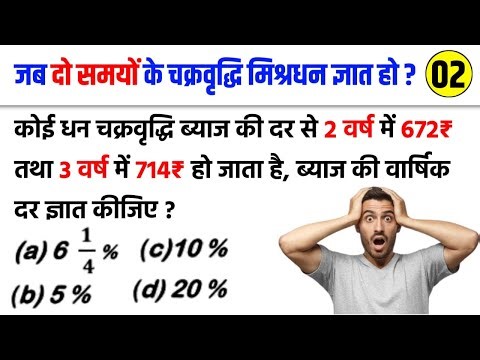 चक्रवृद्धि ब्याज | Compound Interest | C.I. Important Questions for All Exams | Class-02 | Jk Campus