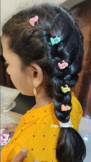 Mini Hair Clips Hairstyles Tutorial 💕 Simple & Stylish