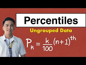 Percentiles of Ungrouped Data (Measures of Position) @MathTeacherGon
