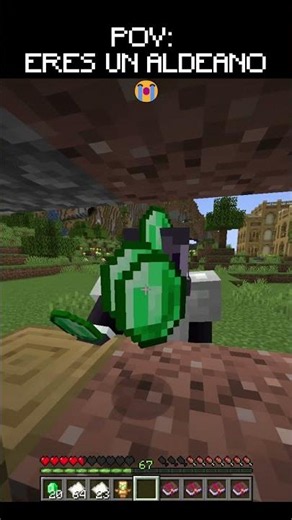 Pov eres un aldeano🗣️🔥#minecraft #jennymod #jennymodminecraft #minecraftshorts