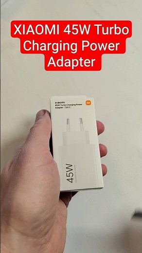 UNBOXING XIAOMI 45W Turbo Charging Power Adapter #xiaomi #poweradapter