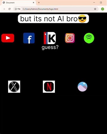 fully hand coded apps logo design just css #coding#programming #coder #memes #funnyshorts #news #how