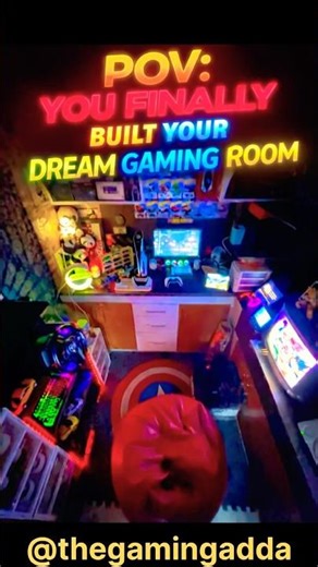 POV: You finally built your dream gaming room #gamingroom #gaming