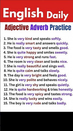Adjective vs Adverb battle | Learn English grammar ✨