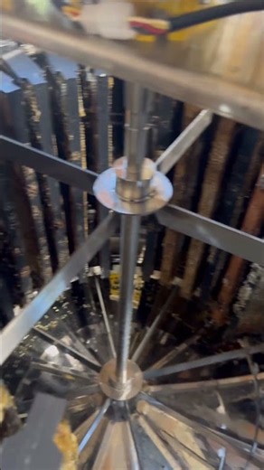 Loading the honey extractor