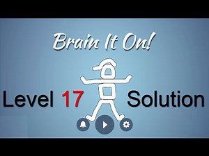 Brain It On Level 17 Solution - Balance the platform {3 Stars}