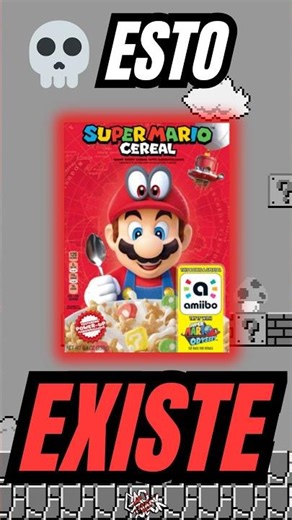 💀 Este cereal de Mario EXISTE… #nintendo #mario #shorts #gaoblack #videogames