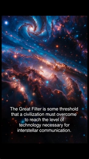 The "Great Filter" is a theory suggesting there is some massive, nearly impossible hurdle in the evolution of life that prevents civilizations from reaching the stars. It is a barrier that wipes species out before they can become space-faring. Here is the terrifying part: We don't know where the filter is. **Scenario A: The Filter is BEHIND us.** This is the hopeful version. It means the "impossible step" was something we already passed—like the spark of life itself, or the jump from single-cell